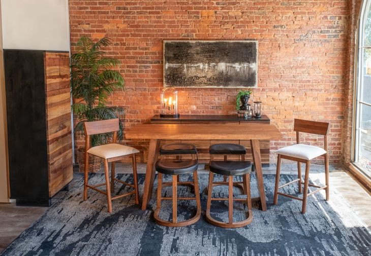 Hampton Walnut 68" Rectangular Gathering Table