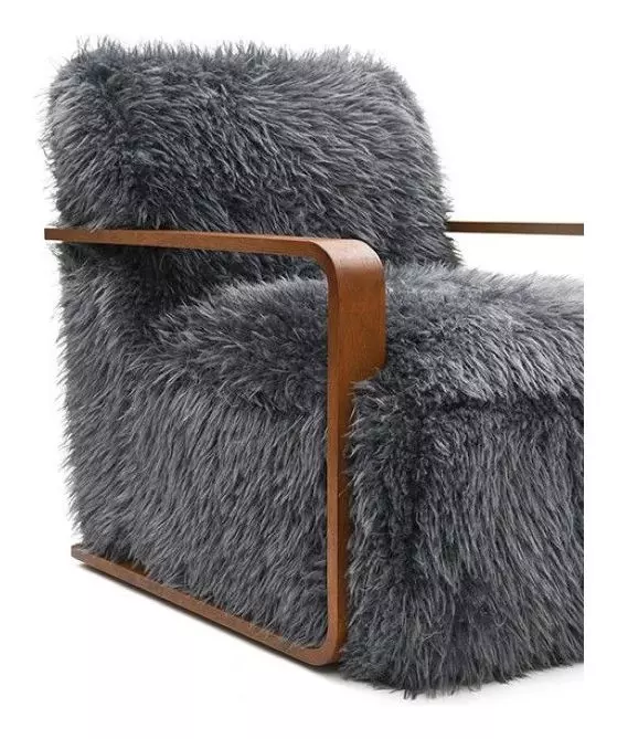 Elardo Charcoal Gray Upholstered Accent Chair