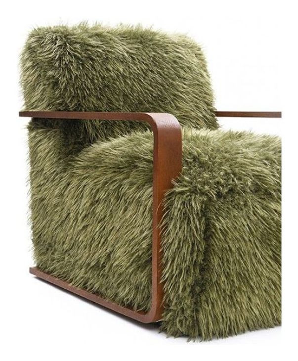 Elardo Green Upholstered Accent Chair