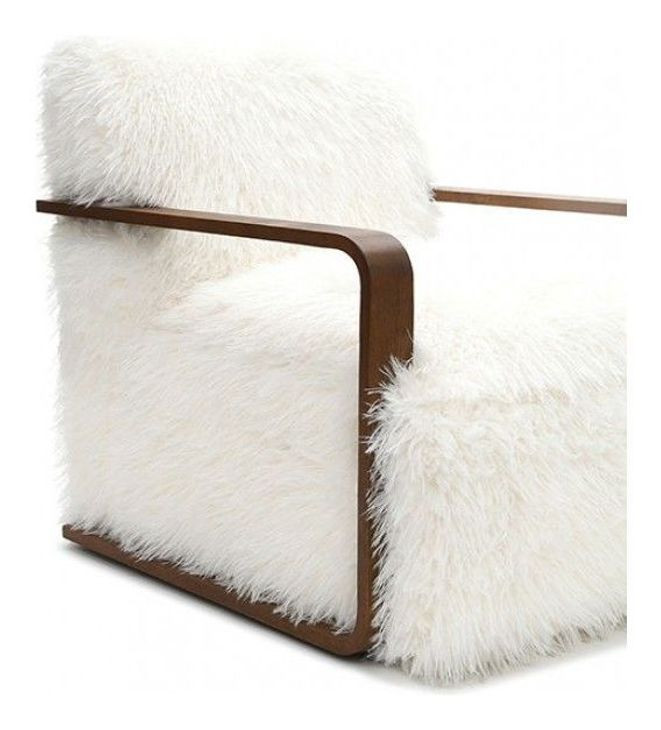 Elardo White Upholstered Accent Chair