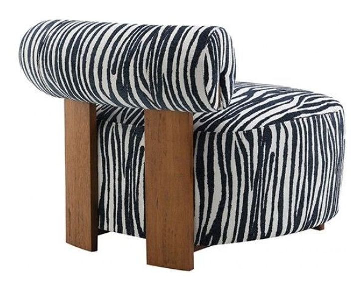 Niobe Midnight Blue Upholstered Accent Chair