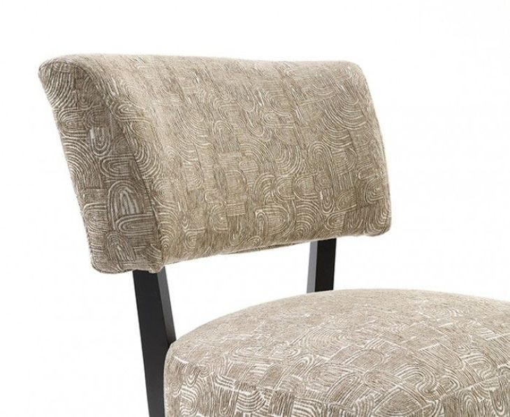 Aveni Beige Upholstered Accent Chair