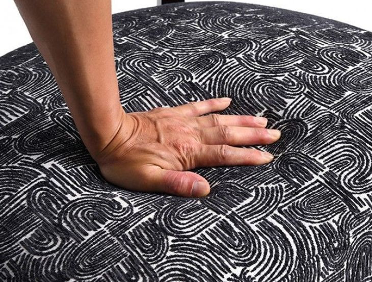 Aveni Black Upholstered Accent Chair