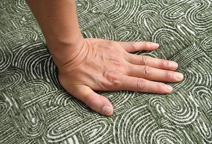 Aveni Green Upholstered Accent Chair