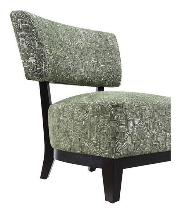 Aveni Green Upholstered Accent Chair
