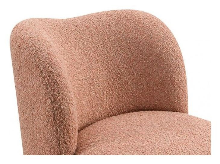 Karey Pink Upholstered Accent Chair