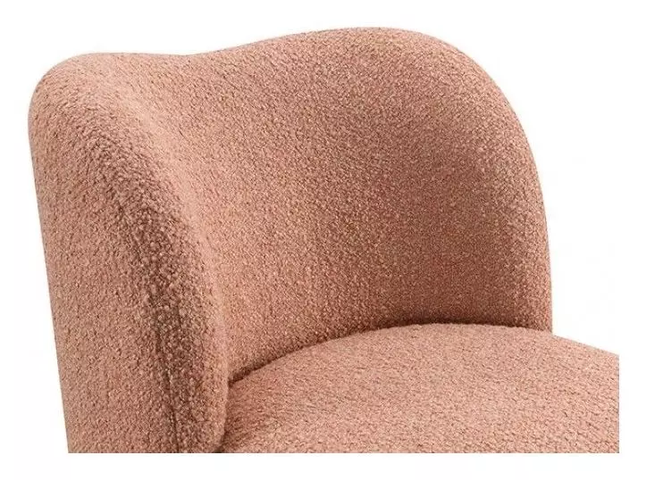 Karey Pink Upholstered Accent Chair
