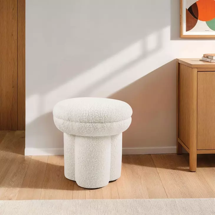 Thisbe Beige Stool
