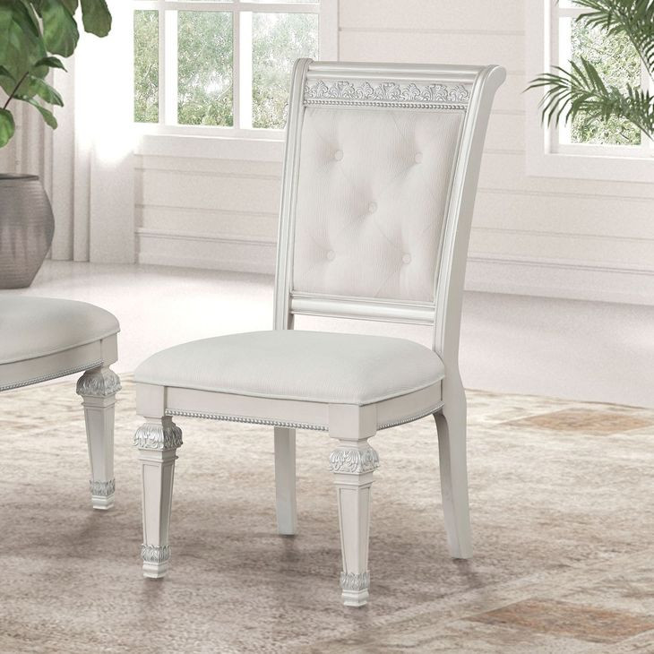 Stella Mia Ivory Side Chair Set of 2