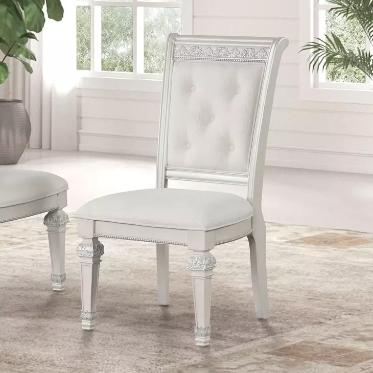 Stella Mia Ivory Side Chair Set of 2
