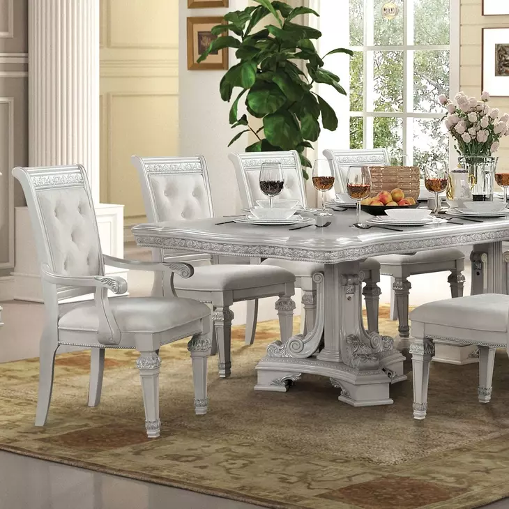 Stella Mia Ivory Armchair Set of 2
