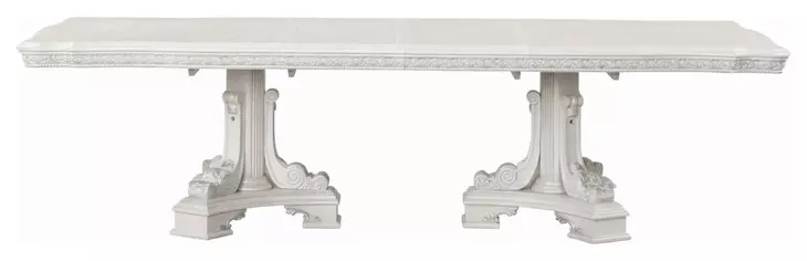 Stella Mia Ivory Extendable Rectangular Dining Room Set
