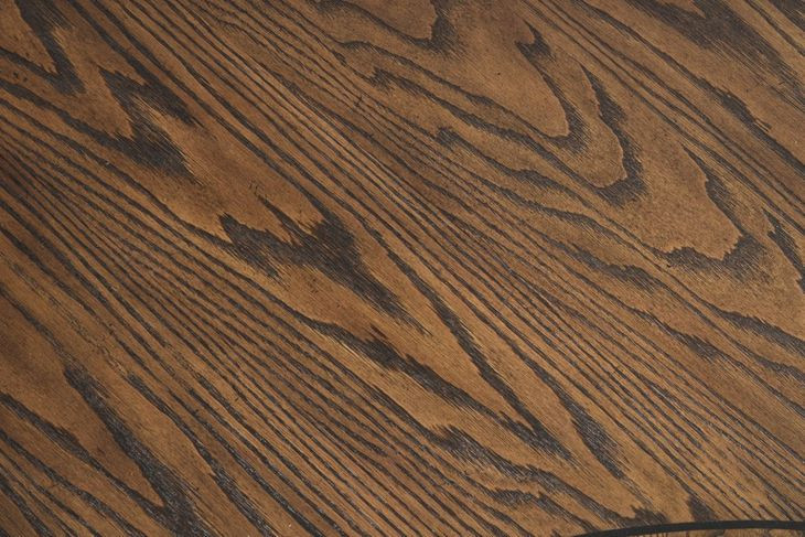 Leovanni Dark Brown 114" Extendable Rectangular Dining Table