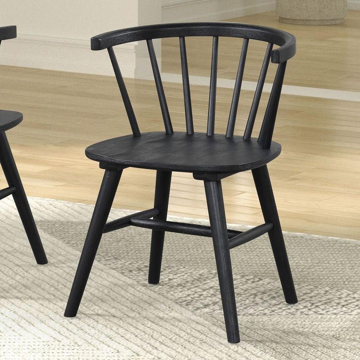 Yate Black Side Chair Set of 2