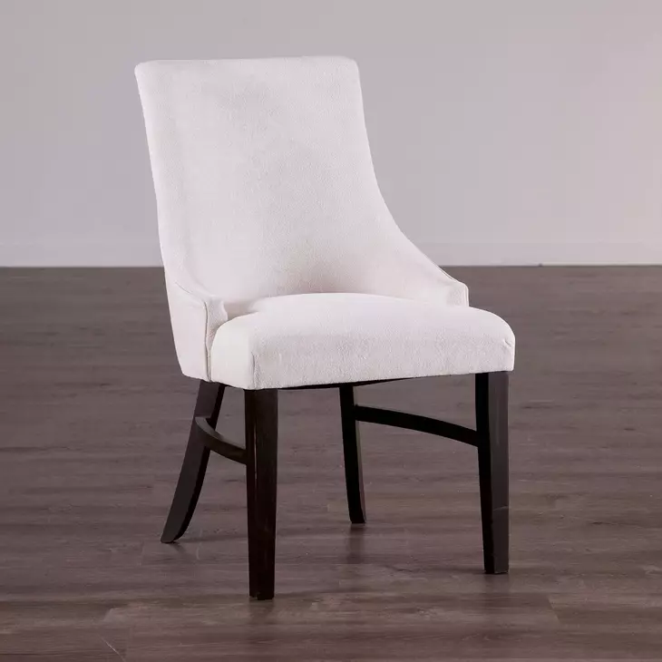 Gosport Black and Beige Upholstered Armchair Set of 2