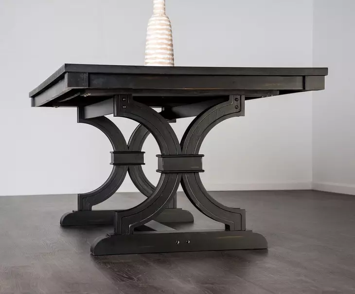 Gosport Black Rectangular Dining Room Set