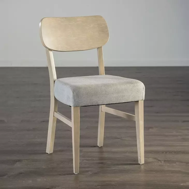 Keynes Gray Upholstered Side Chair Set of 2