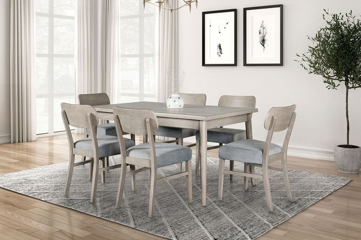 Keynes Gray Rectangular Dining Room Set