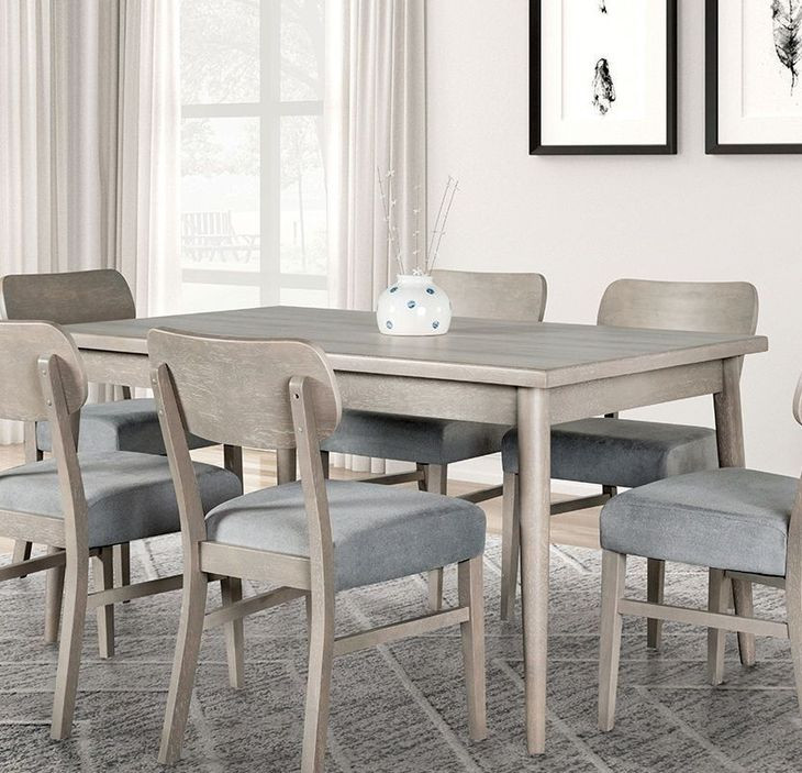 Keynes Gray Rectangular Dining Room Set