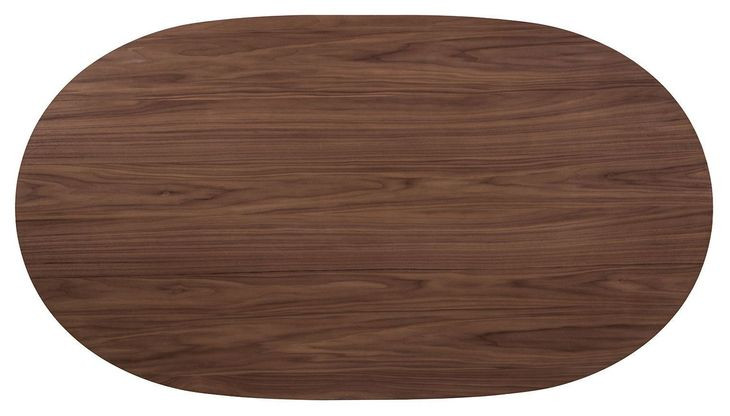 Uzwil Walnut 71" Oval Dining Table