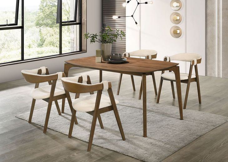 Ebikon Walnut 59" Oval Dining Table