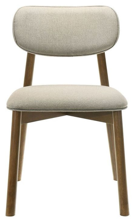Alnwick Beige Upholstered Side Chair Set of 2