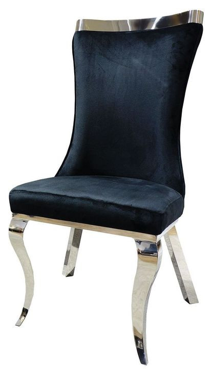 Basilicata Black Side Chair Set of 2