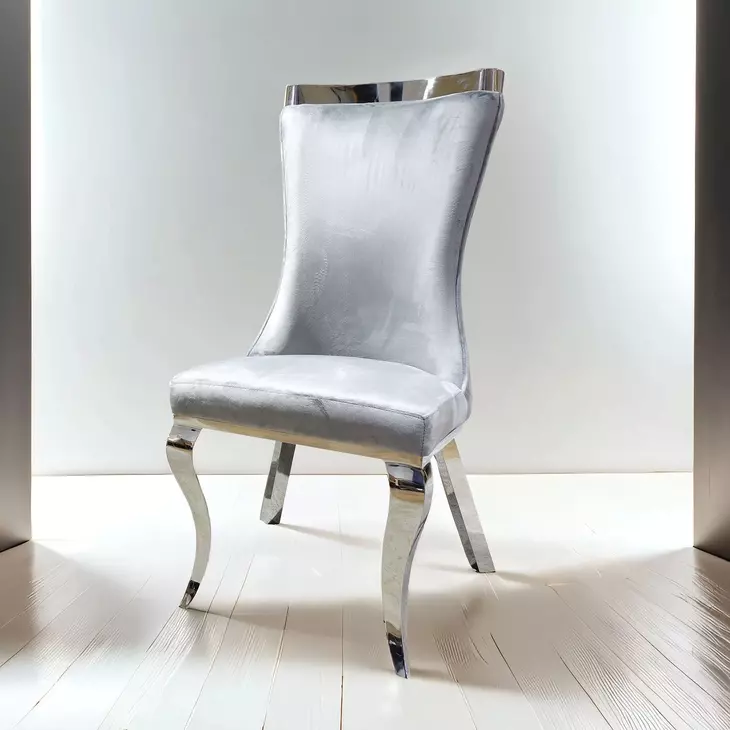 Basilicata Gray Side Chair Set of 2