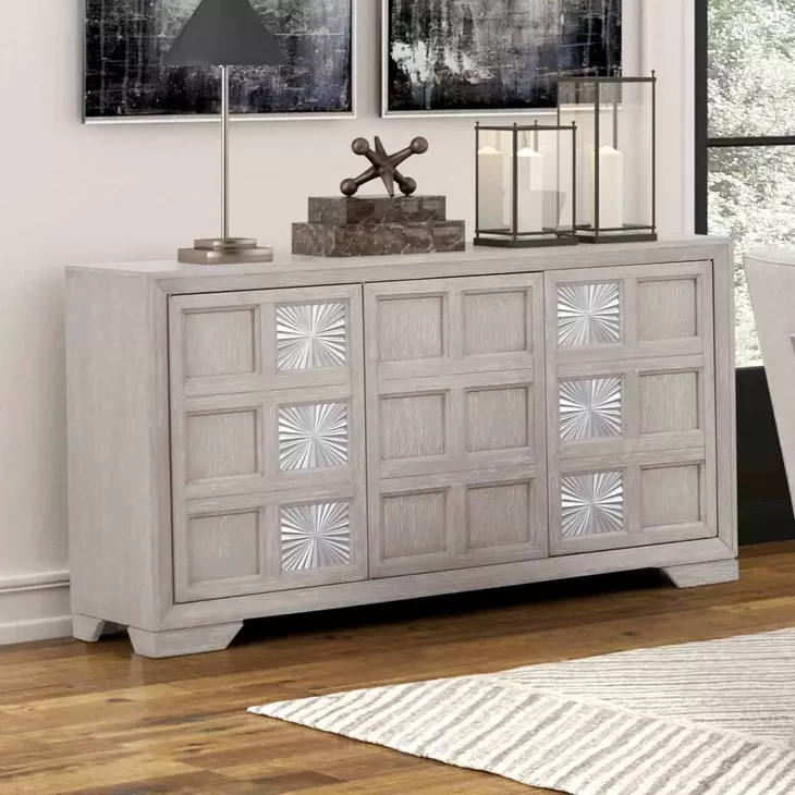 Argenthart Light Gray 3 Door Server