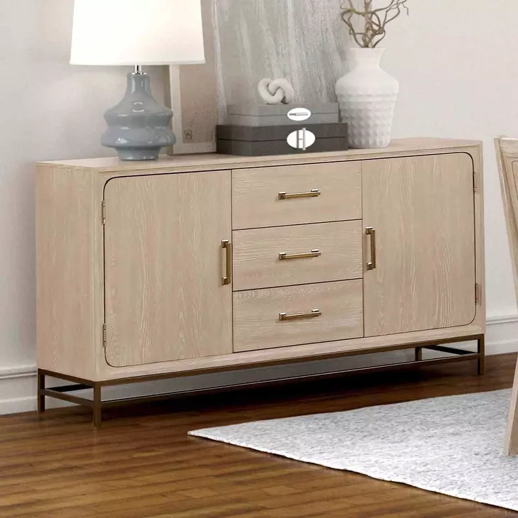 Sandnes Light Oak 2 Door Server