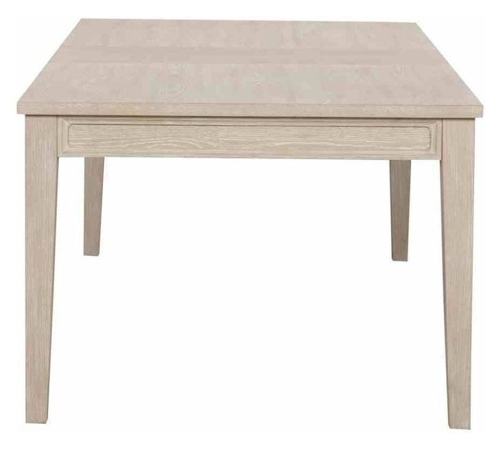 Sandnes Light Oak 90" Extendable Rectangular Dining Table
