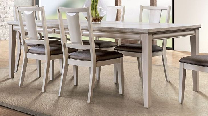 Hinwitz White Oak 90" Rectangular Dining Room Set