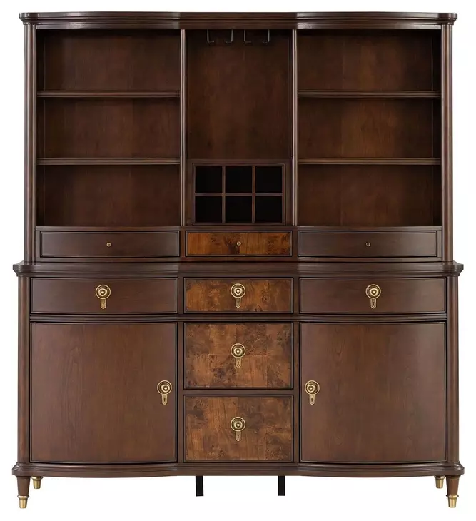 Westerham Dark Cherry 2 Door Hutch and Buffet