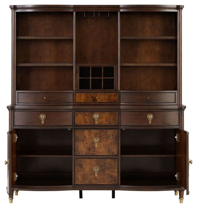 Westerham Dark Cherry 2 Door Hutch and Buffet