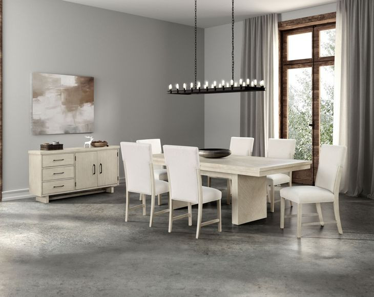 Hagerman Natural 94" Extendable Rectangular Dining Table