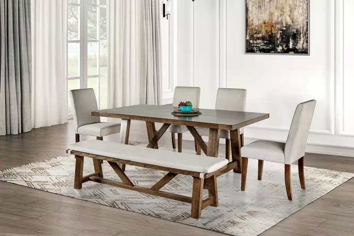 Losone Brown 40" Rectangular Dining Table