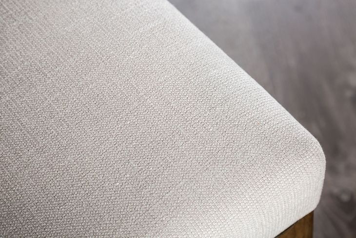 Losone Brown and White Upholstered Side Chair Set of 2