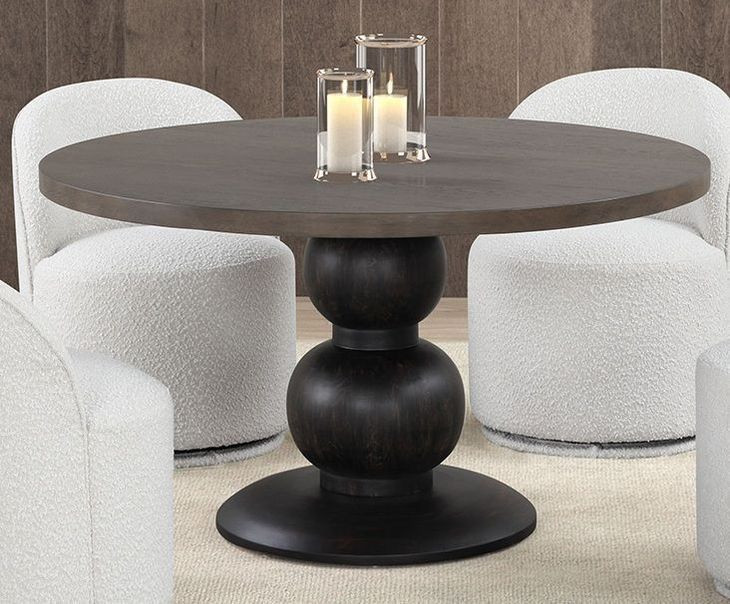 Essen Espresso 54" Round Dining Table