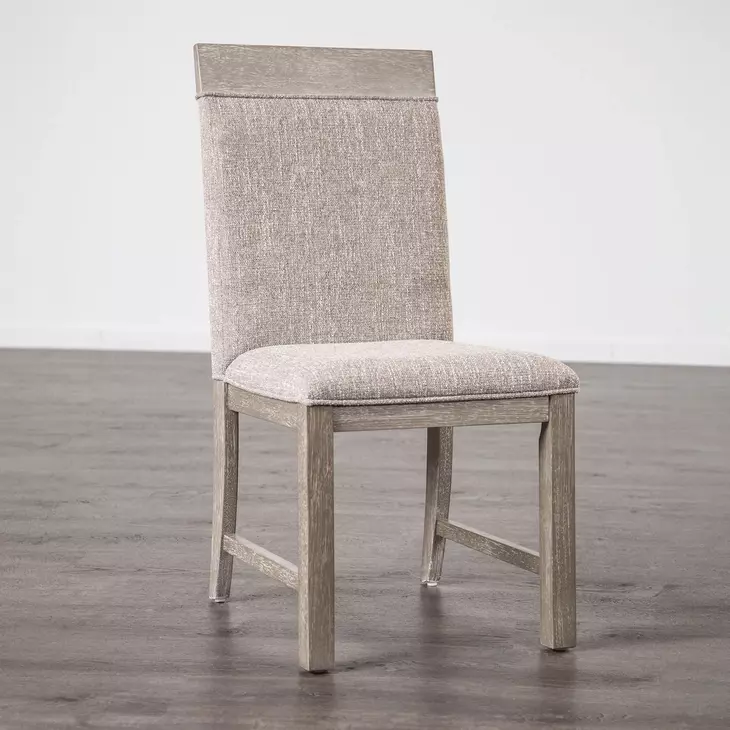 Gristalt Gray and Stone Gray Upholstered Side Chair