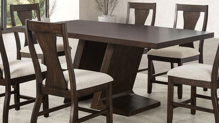 Holsworthy Espresso Rectangular Dining Room Set