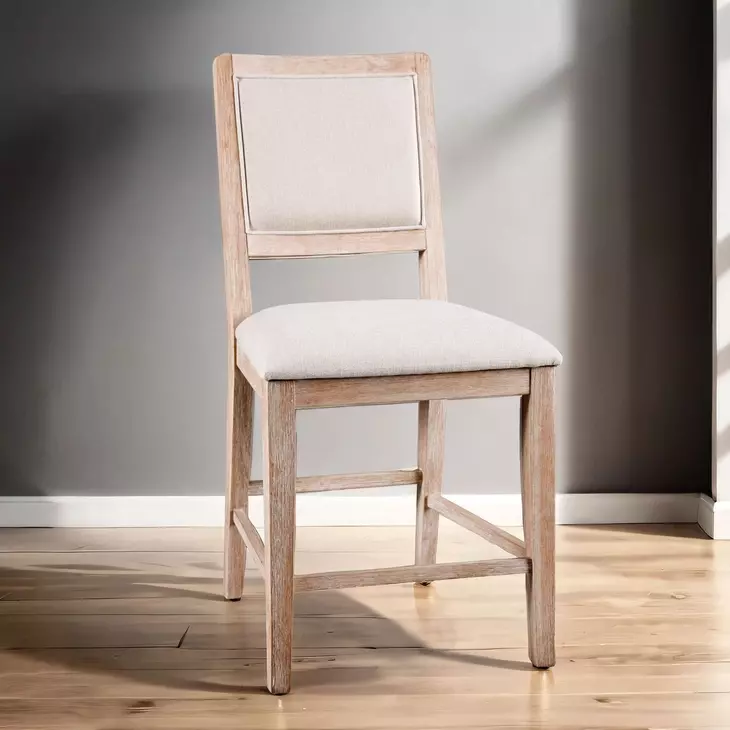 Orbetello Distressed Natural Counter Height Chair Set of 2
