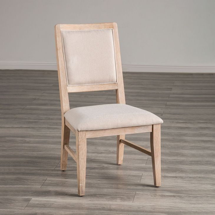 Orbetello Distressed Natural Side Chair Set of 2