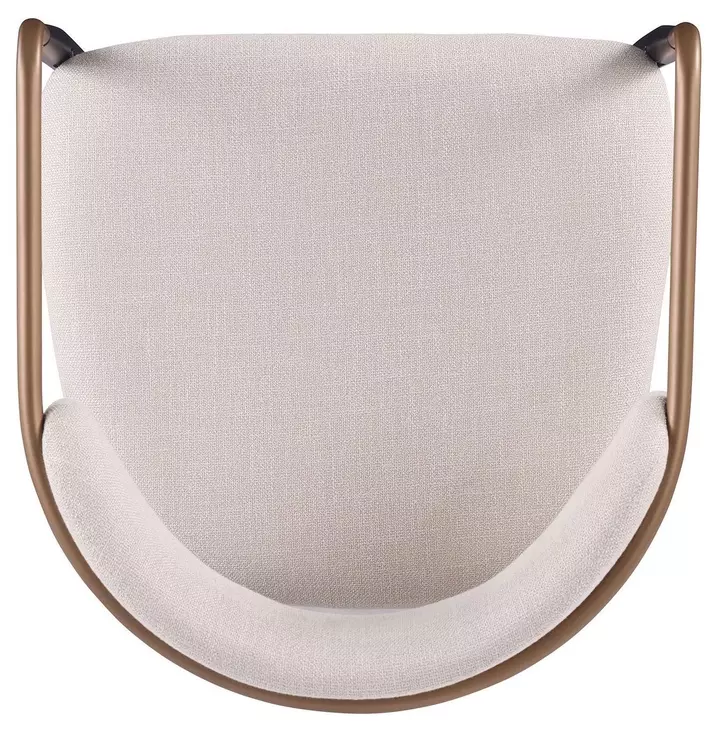 Neasden White Upholstered Arm Chair Set of 2