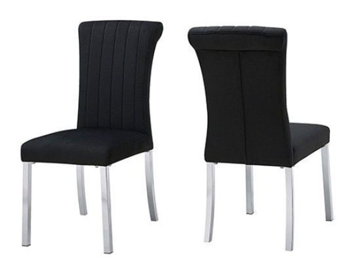 Holstebro Silver and White 60" Rectangular Dining Room Set