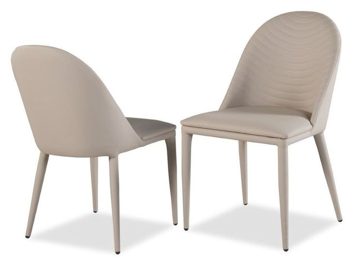 Lenvik Brown Upholstered Side Chair Set of 2
