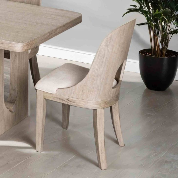 Sterling West White Upholstered Side Chair Set of 2