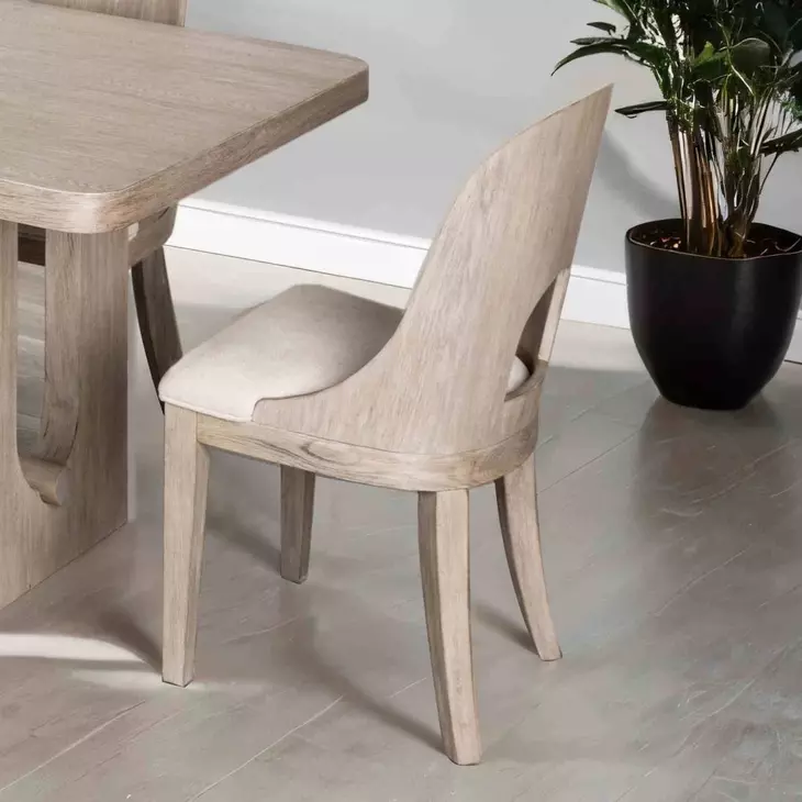 Sterling West White Upholstered Side Chair Set of 2
