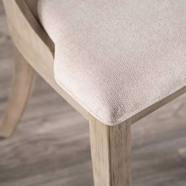 Sterling West White Upholstered Side Chair Set of 2