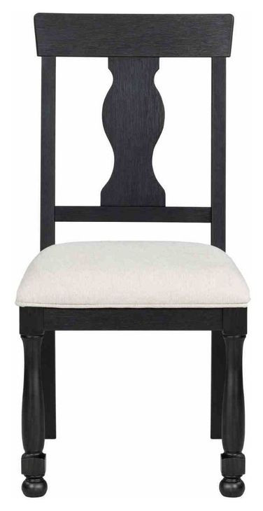 Neue Mills White Upholstered Side Chair Set of 2