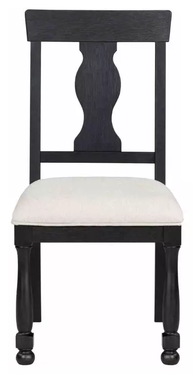 Neue Mills White Upholstered Side Chair Set of 2